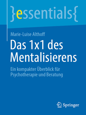 cover image of Das 1x1 des Mentalisierens